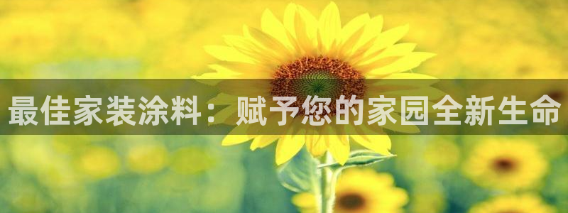 和记官网登录：最佳家装涂料：赋予您的家园全新生命