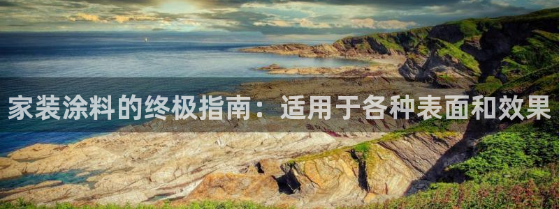 和记国际：家装涂料的终极指南：适用于各种表面和效果