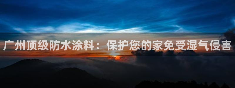 和记官方直营注册导航：广州顶级防水涂料：保护您的家免受湿气侵害