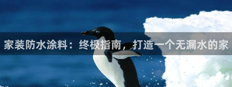 和记ag旗舰：家装防水涂料：终极指南，打造一个无漏水的家