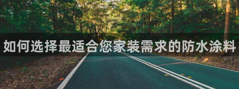 和记官网 公司：如何选择最适合您家装需求的防水涂料