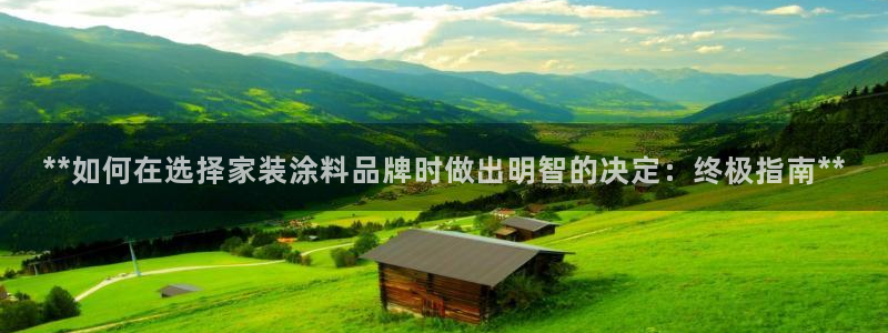 和记h88最新客户端下载：**如何在选择家装涂料品牌时做出明智的决定：终极指南**