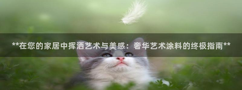 和记paging：**在您的家居中挥洒艺术与美感：奢华艺术涂料的终极指南**