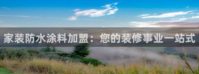 和记官网官方网站：家装防水涂料加盟：您的装修事业一站式