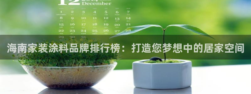 和记AG旗舰：海南家装涂料品牌排行榜：打造您梦想中的居家空间