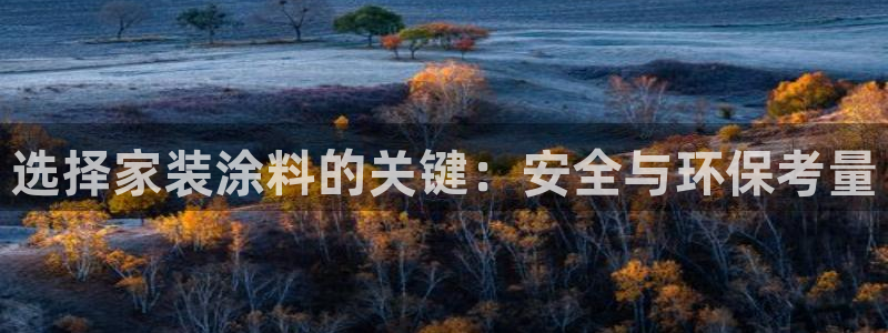 和记官网首页：选择家装涂料的关键：安全与环保考量