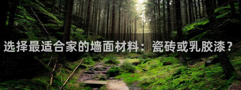 和记官方直营注册：选择最适合家的墙面材料：瓷砖或乳胶漆？